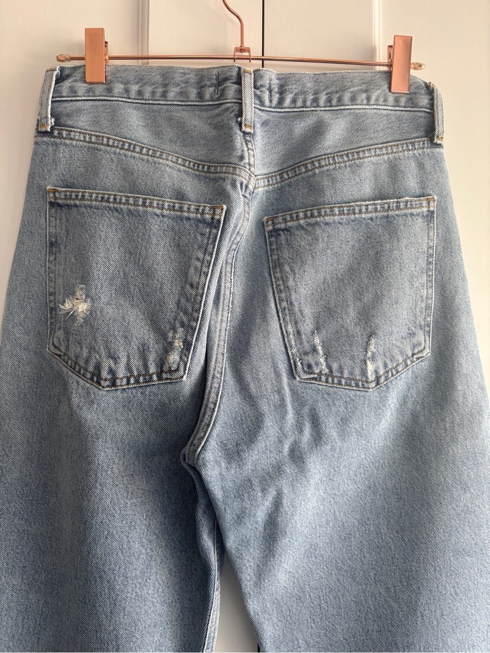 AGolde 90’s Crop Mid Rise Straight Jean - Picture 11 of 14